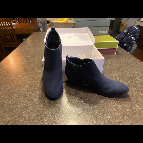 BNIB Style&co. Blue Booties - Picture 2 of 5